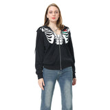 Déguisement Y2K Cosplay Costume Skull Sweats à Capuche Carnaval