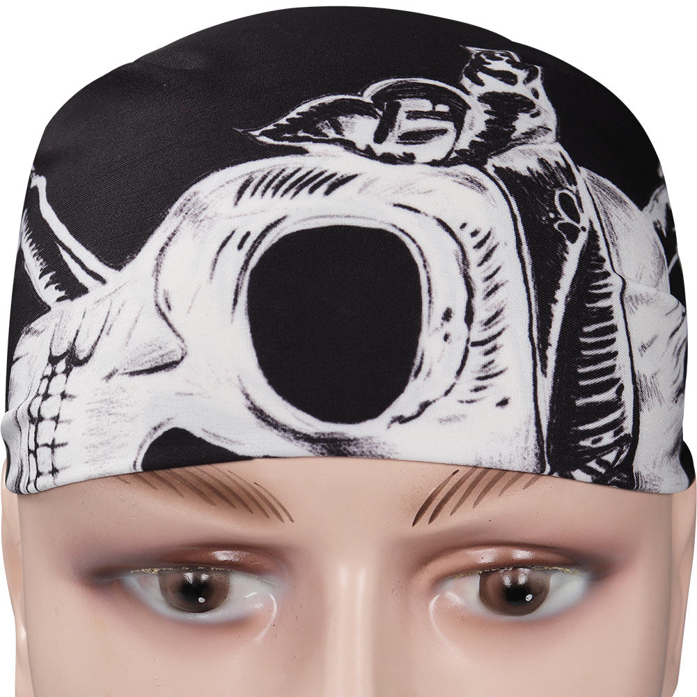 Déguisement Stranger Things 4 Eddie Munson Cosplay Scarf Headband Costume Accessories