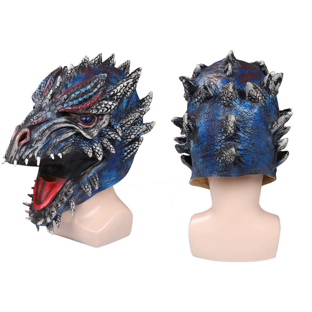 Accessoires House of the Dragon Dragon Masque En Latex Mascarade De Casques Fête Halloween