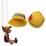 Déguisement Enfant Pinocchio Film Cosplay Casquette Halloween Carnaval Costume Accessories