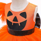 Déguisement Fille Citrouille TuTu Robe d'Halloween Carnaval