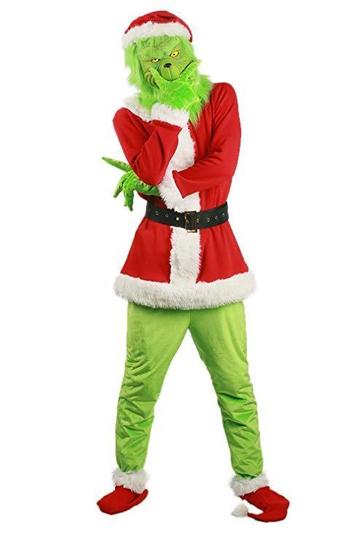 Déguisement Adulte Noël Grinch Costume Complet