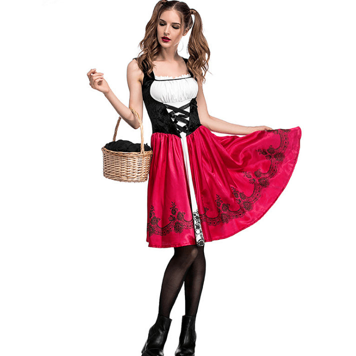 Déguisement Femme Le Petit Chaperon Rouge Robe Costume
