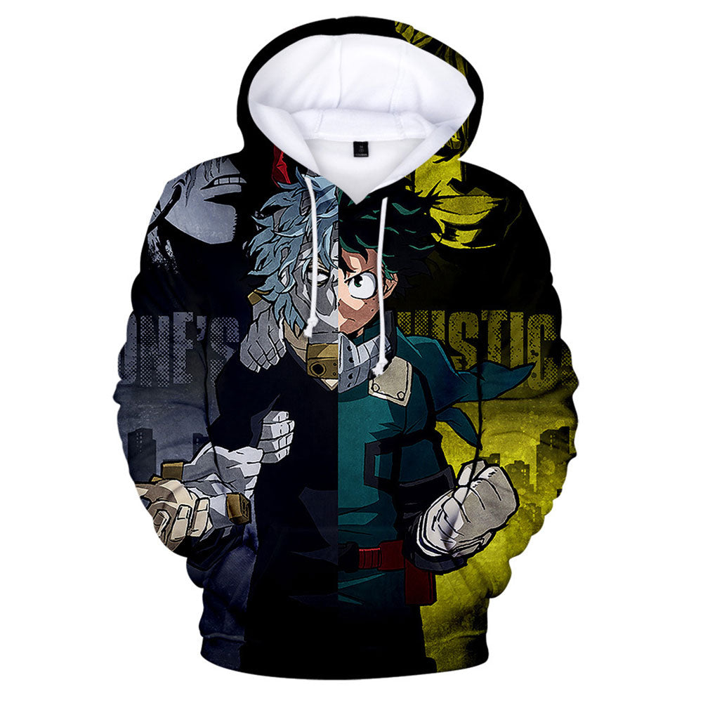 Déguisement Adulte Boku No Hero Academia Midoriya Izuku Sweat-shirt Hoodie Unisexe
