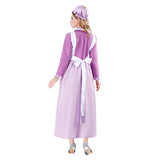 Déguisement Adulte Femme De Ménage Robe Violet Costume Halloween