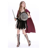 Déguisement Adulte Femme Médiéval Soldate Carnaval Costume