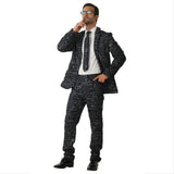 Déguisement Adulte Homme Costume  Suitmeister Blanc-Noir