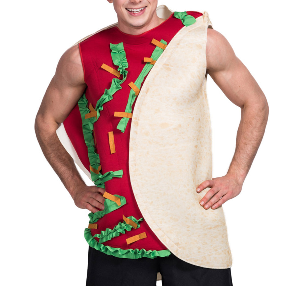 Déguisement Adulte Homme TACO Combinaison Costume Carnaval Halloween