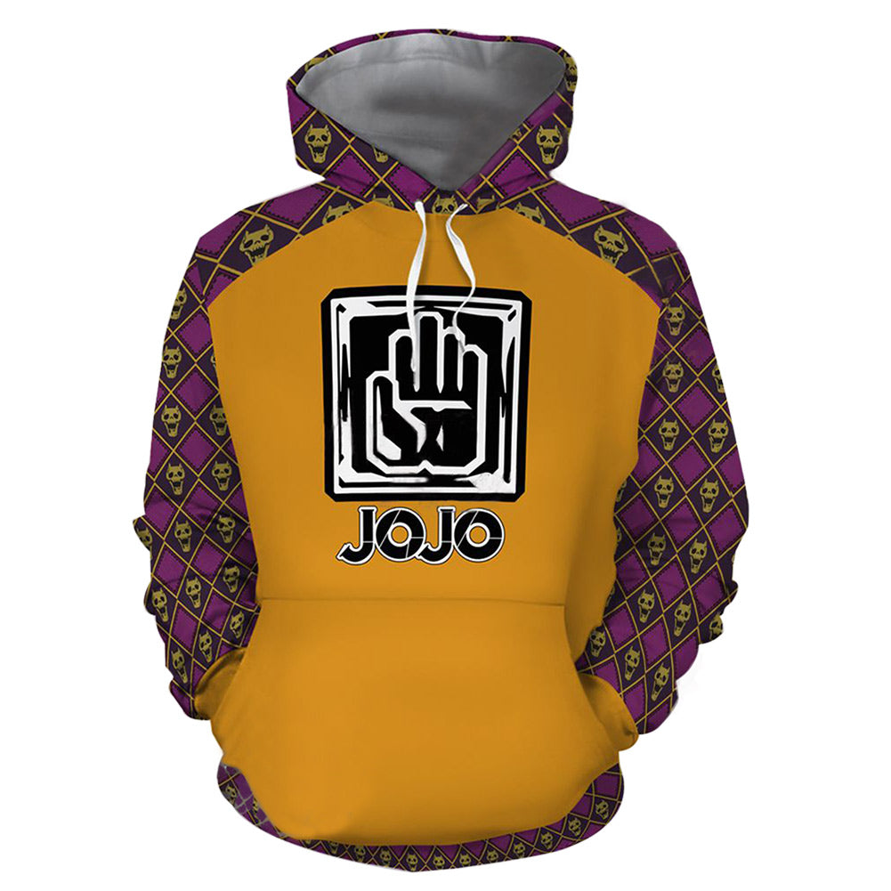 Déguisement Adulte Jojo's Bizarre Adventure Kujo Jotaro Sweat-shirt Hoodie