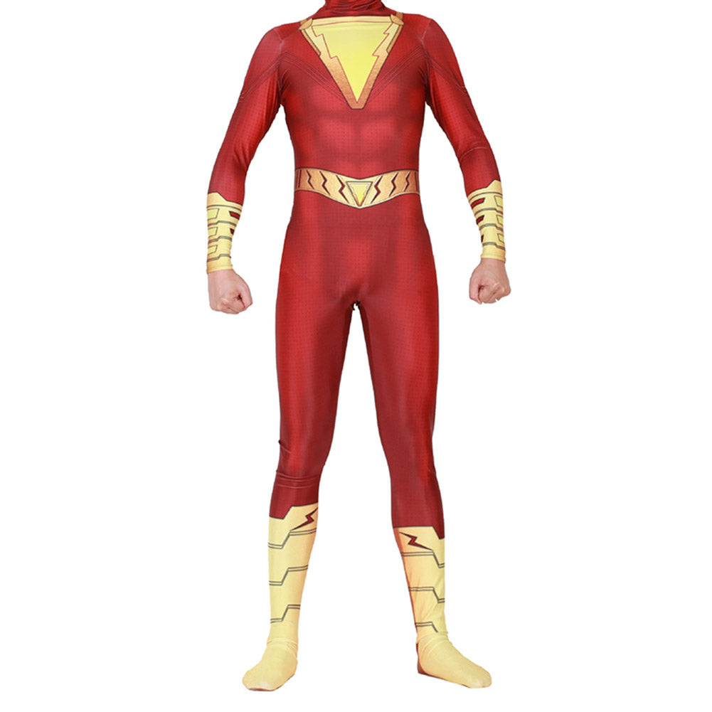 Deguisement Adulte Superhero Shazam Halloween Carnaval Costume