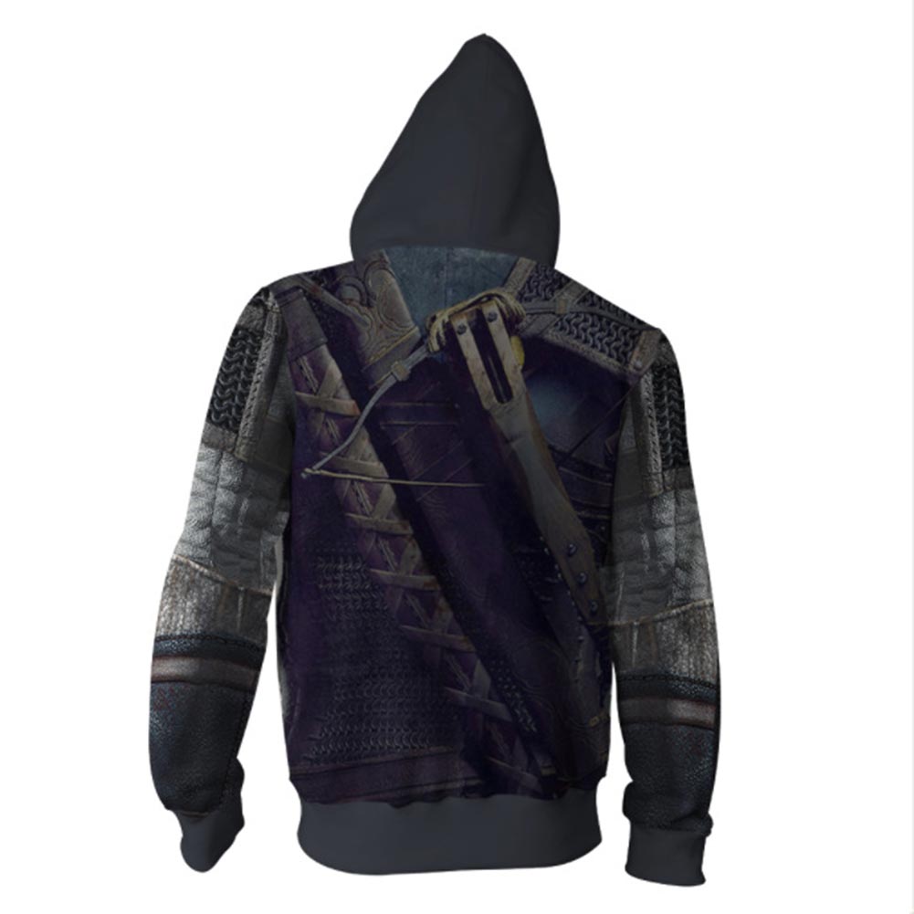 Déguisement Adulte The Witcher3 Sweat-shirt 3D Imprimé Costume Carnaval Unisexe