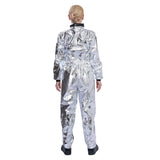 Déguisement Astronaute Costume Blanc et Argent Carnaval Halloween