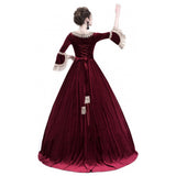 Déguisement Bordeaux Médiéval Femme Robe