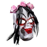 Déguisement Crazy Lady Fantôme Masque Horrible Halloween