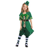 Déguisement Enfant Costume Saint Patrick Fille Carnaval Halloween