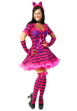 Déguisement Enfant Fille Alice Au Pays des Merveilles Cheshire Cat Costume Carnaval  Halloween