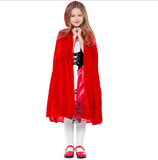 Déguisement Enfant Fille Le Petit Chaperon Rouge Robe Costume Carnaval