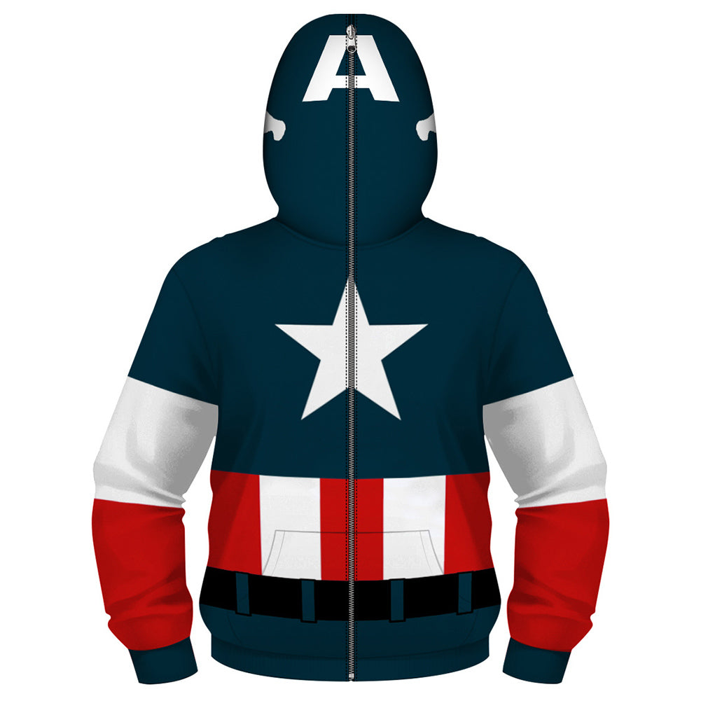 Déguisement Enfant Superhero Avengers Captain America Sweat-shirt