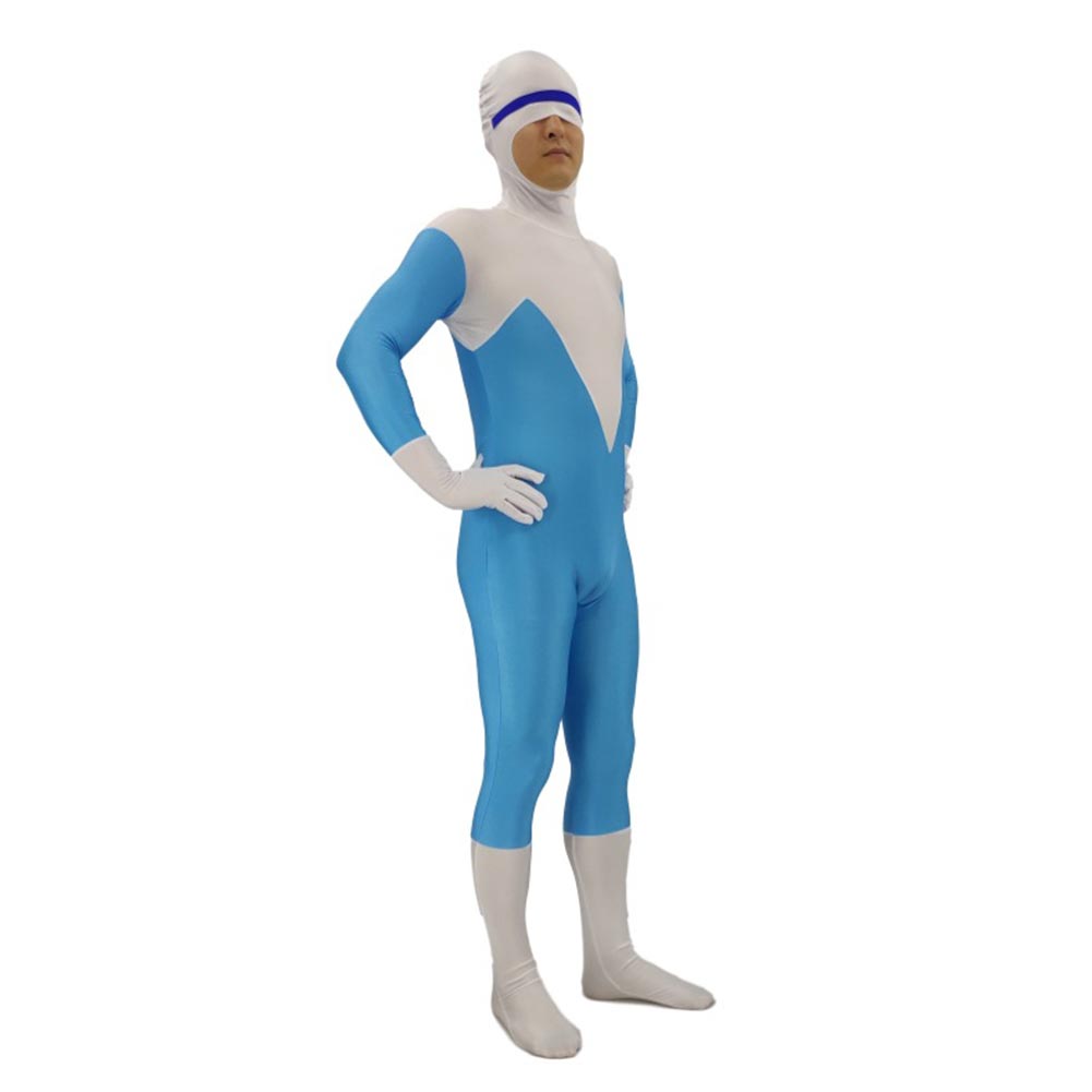 Déguisement Enfant The Incredibles Frozone Combinaison Costume Carnaval