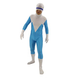 Déguisement Enfant The Incredibles Frozone Combinaison Costume Carnaval