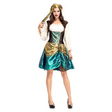 Déguisement Femme Pirate Robe Bleue Carnaval Costume