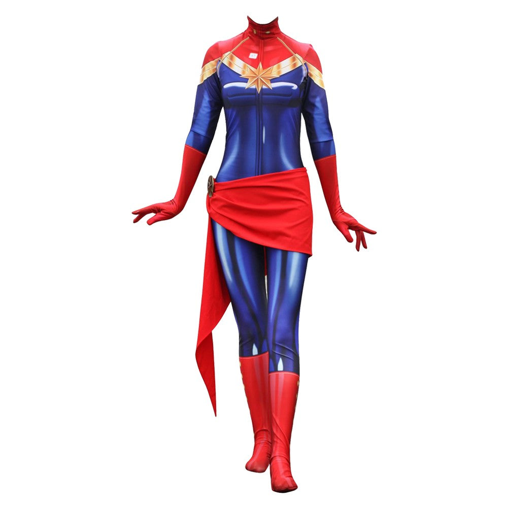 Deguisement Femme Superhero Captain Costume Carnaval