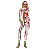 Deguisement Femme Zombie Clown Halloween Costume