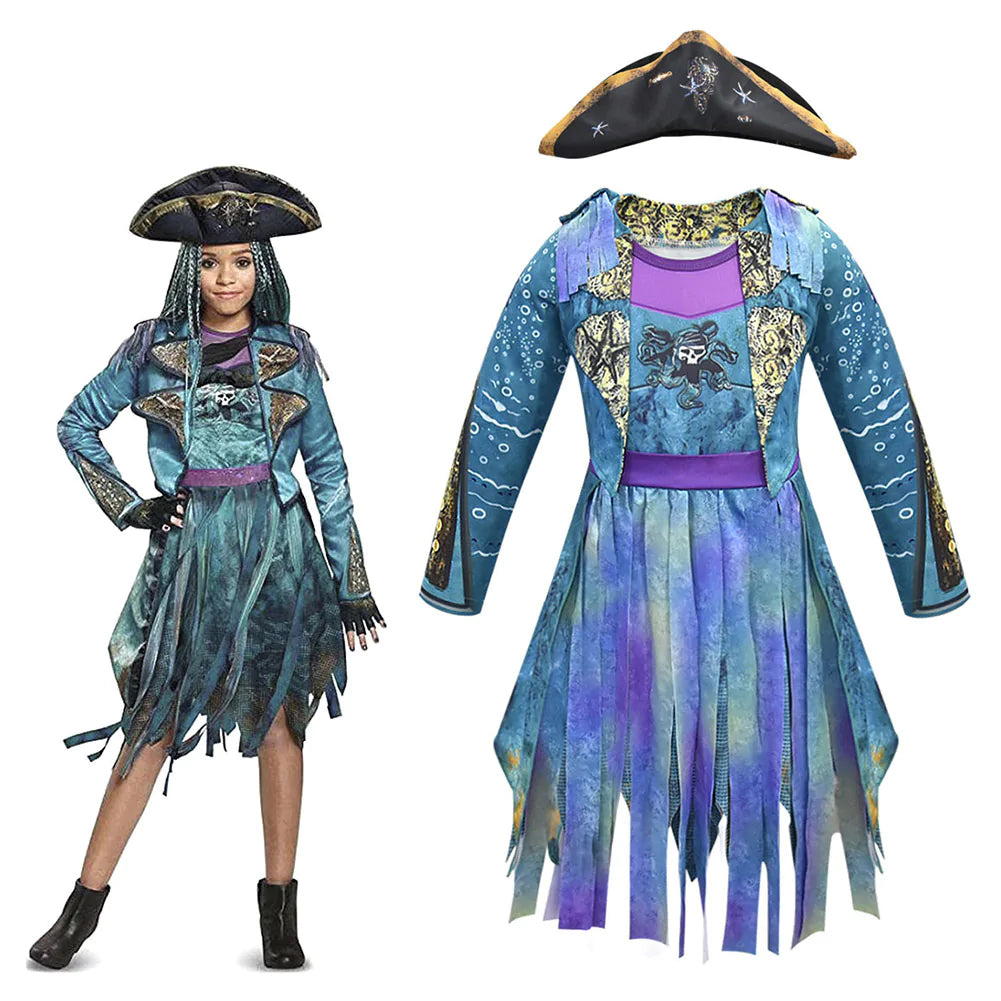Déguisement Enfant Descendants 3 Ensemble de Trois Pièces Costume