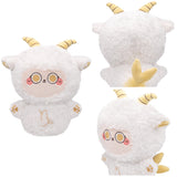 Accessoire Capricorne Blanc Jouet en Peluche Cadeau de Noël