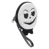 Accessoire Porte-monnaie Réversible Imprimé Crâne d'Halloween Design Original