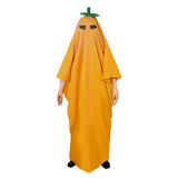 Déguisement Enfant/Adulte Drôle Cape de Citrouille Costume d'Halloween 