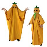 Déguisement Enfant/Adulte Drôle Cape de Citrouille Costume d'Halloween 