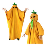 Déguisement Enfant/Adulte Drôle Cape de Citrouille Costume d'Halloween 