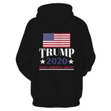 Donald Trump costume 2020 Keep America Great Sweat à capuche Drôle Manche Longue Veste confortable