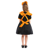 Jupe Citrouille Bonne Cosplay Robe Tablier costume pour Enfant Halloween Carnaval