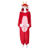 Déguisement Bébé Dragon Zodiaque Chinois Pyjama en Flanelle Costume Design Original