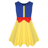 Enfant Fille Blanche-Neige Robe sans Manches Cosplay Costume