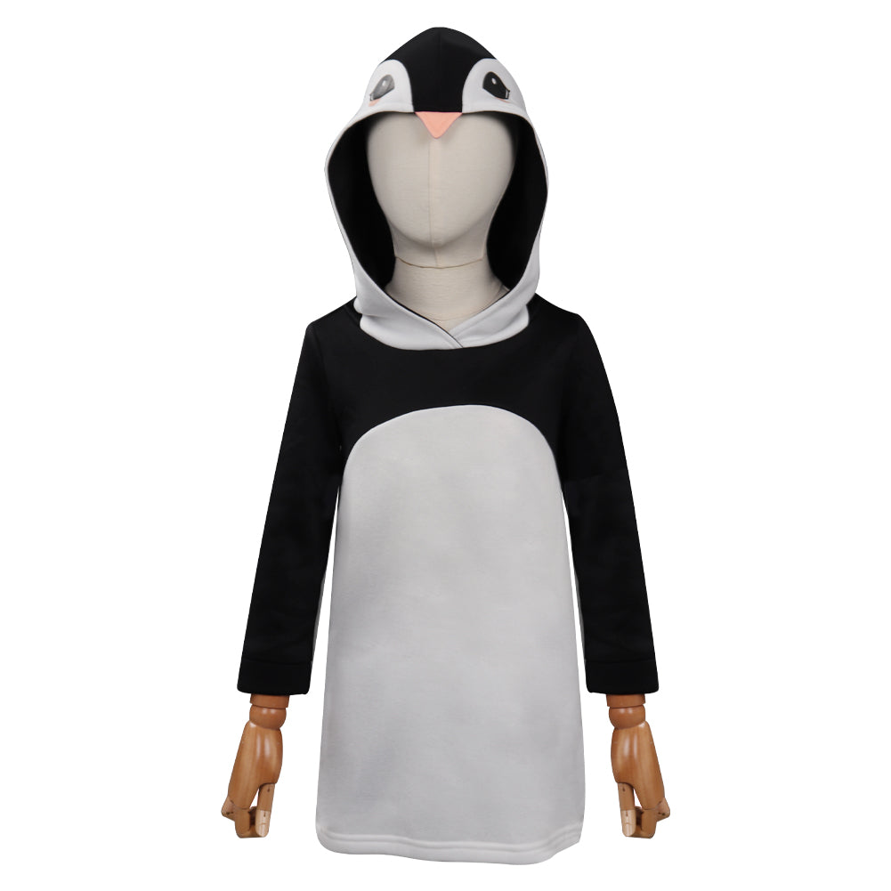 Déguisement Enfant Petit Pingouin Sweat-shirt à Capuche Costume
