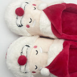 Chaussons de Coton en Peluche Père Noël Accessoire