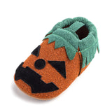 Citrouille d'Halloween Chaussures pour Bébé à Semelles Souples 