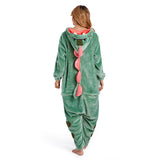 Déguisement Adulte Dinosaures Pyjama pour Animaux en Flanelle Costume