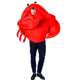 Déguisement Adulte Drôle de Crabe Costume pour Couples d'Halloween Carnaval