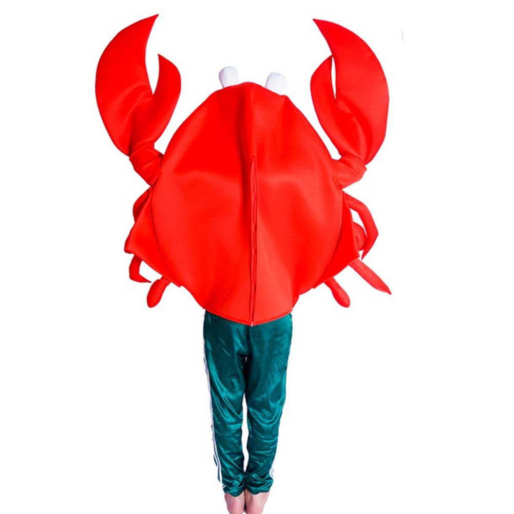 Déguisement Adulte Drôle de Crabe Costume pour Couples d'Halloween Carnaval