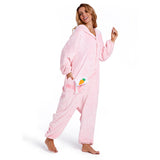 Déguisement Adulte Lapin Pyjama pour Animaux en Flanelle Costume