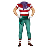 Déguisement Adulte One Piece Buggy Combinaison Costume