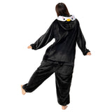 Déguisement Adulte Pingouin Pyjama pour Animaux en Flanelle Costume