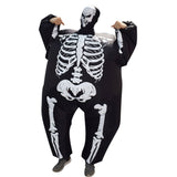 Déguisement Adulte Squelette Gonflable Costume d'Halloween Carnaval