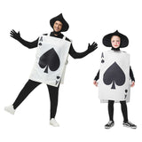 Déguisement Adulte&Enfant Poker Kingdom Noir Heart Poker Drôle Costume Halloween