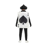 Déguisement Adulte&Enfant Poker Kingdom Noir Heart Poker Drôle Costume Halloween