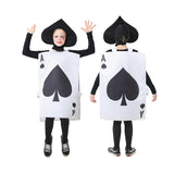 Déguisement Adulte&Enfant Poker Kingdom Noir Heart Poker Drôle Costume Halloween